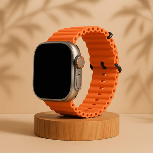 VitaWatch Ultra™ Smartwatch Ultra Pro con 2 correas ( negro + naranja  )