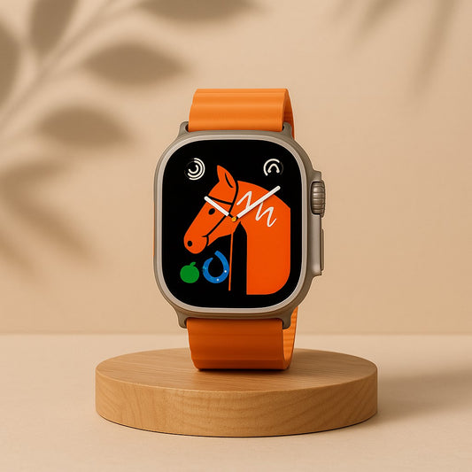 VitaWatch Ultra™ Smartwatch Ultra Pro con 2 correas ( negro + naranja  )