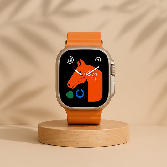 VitaWatch Ultra™ Smartwatch Ultra Pro con 2 correas ( negro + naranja  )